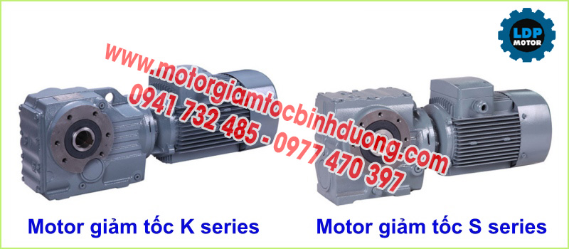 NHẬN BIẾT GIỮA MOTOR GIẢM TỐC DÒNG K SERIES VÀ S SERIES